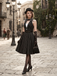 1960s Nightmare Before Christmas Bat Striped Dress