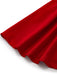 Close-up of a red fabric texture on a white background