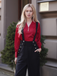 1930s Solid Blouse & Suspender Pants