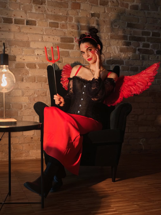 Halloween Steampunk Lace Patchwork Corset