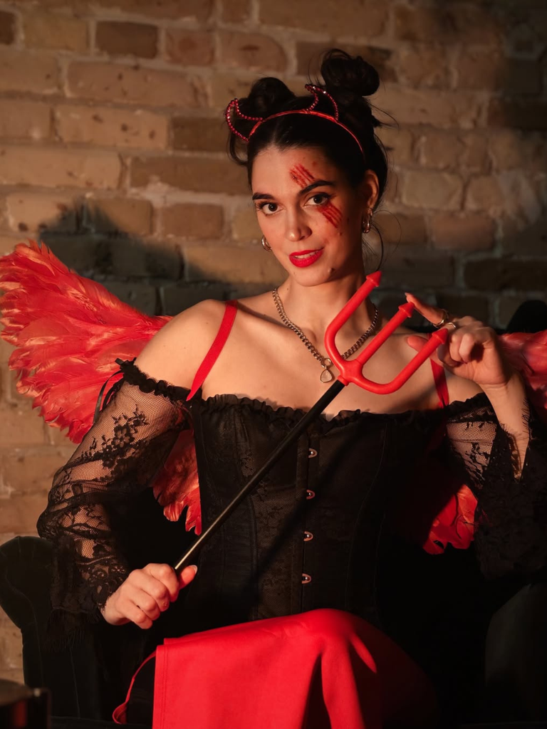 Halloween Steampunk Lace Patchwork Corset