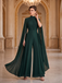 [Pre-Sale] 1930s Satin Long Sleeve Ruffled Hem Ruched Jumpsuit