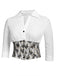 Lace Butterflies Patchwork Blouse Top