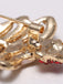 Retro Christmas Trees Rhinestone Brooch