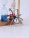 Retro Halloween Spider Pearl Brooch