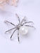Retro Halloween Spider Pearl Brooch