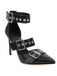 Retro Lace-up Button Décor Pointed Shoes