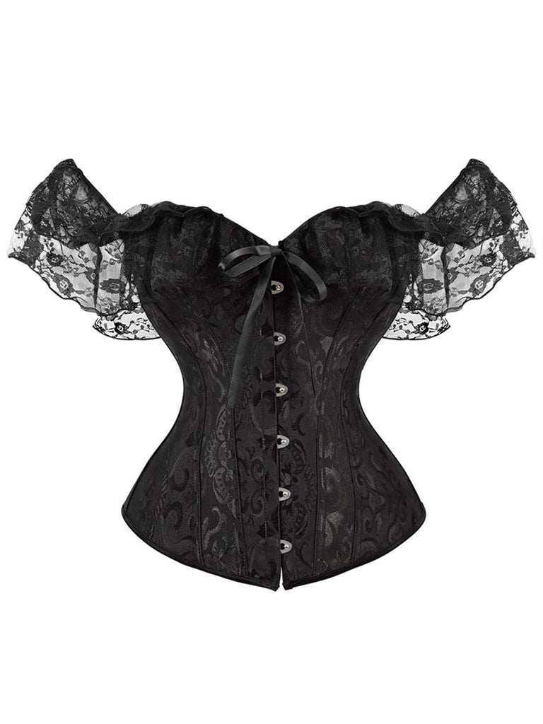 Halloween Steampunk Lace Gothic Corset