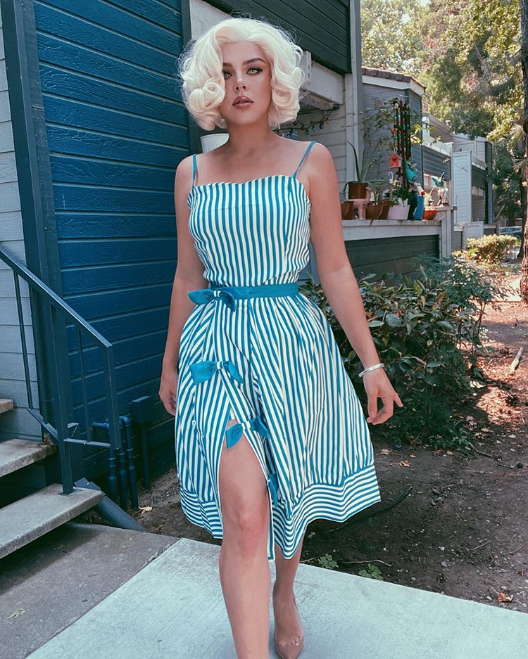 Romper with top skirt up