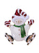 Retro Christmas Snowman Rhinestone Brooch