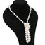 [US Warehouse] White 1920s Pearl Flapper Necklace