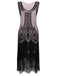 1920s Beaded Fringed Flapper Dress — vintage elegance for the modern woman