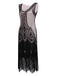 1920s Beaded Fringed Flapper Dress: timeless style reimagined