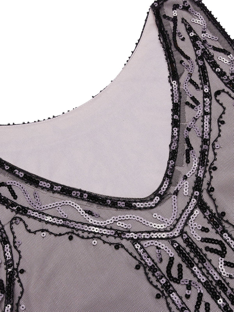 1920s Beaded Fringed Flapper Dress: timeless style reimagined