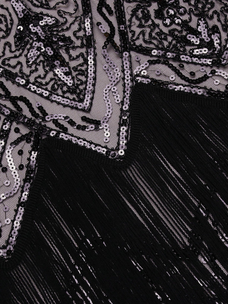 1920s Beaded Fringed Flapper Dress — vintage elegance for the modern woman