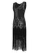 1920s Beaded Fringed Flapper Dress — vintage elegance for the modern woman