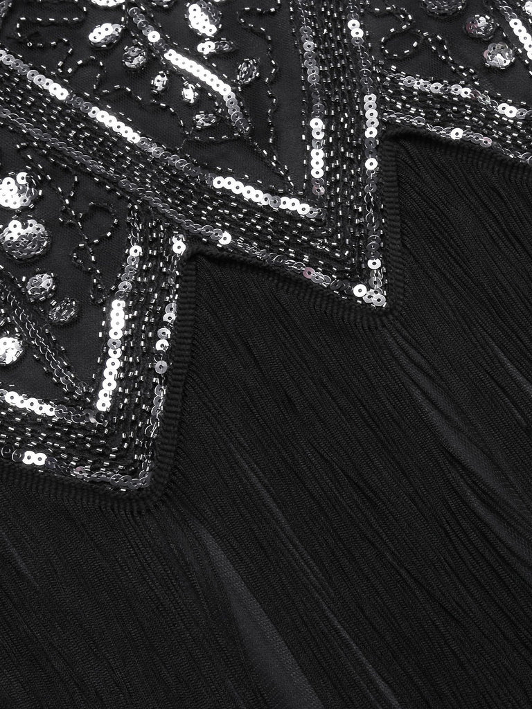 1920s Beaded Fringed Flapper Dress: timeless style reimagined