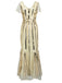 1920s Cap Sleeve Sequined Embellished Dress — vintage elegance for the modern woman