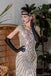 1920s Embroidery Sequin Maxi Dress — vintage elegance for the modern woman
