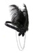 1920s Feather Elastic Headband, classic 1920s style elegant retro fashion - Image 2