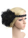 1920s Feather Elastic Headband: timeless style reimagined
