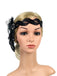 1920s Feather Sequin Headband: timeless style reimagined