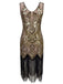 1920s Floral Beaded Flapper Dress: timeless style reimagined