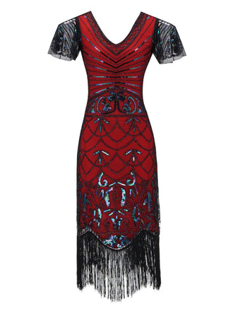1920s Fringed Flapper Gatsby Dress: timeless style reimagined
