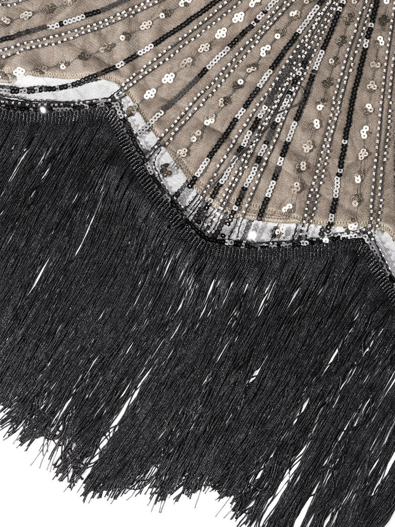 US Warehouse] 1920s Fringed Flapper Gatsby Dress