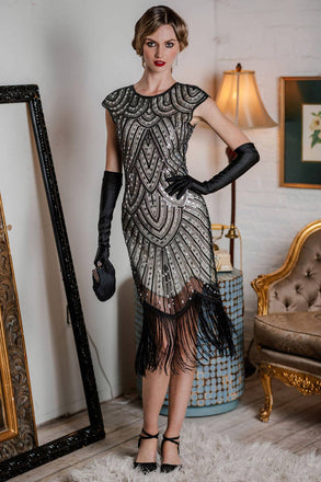 1920s Fringed Flapper Gatsby Dress: timeless style reimagined