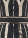 1920s Leaves Sequined Tassel Dress — vintage elegance for the modern woman