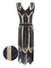 1920s Leaves Sequined Tassel Dress — vintage elegance for the modern woman