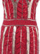 1920s Leaves Sequined Tassel Dress, classic 1920s style elegant retro fashion - Image 20