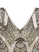 1920s Leaves Sequined Tassel Dress: timeless style reimagined