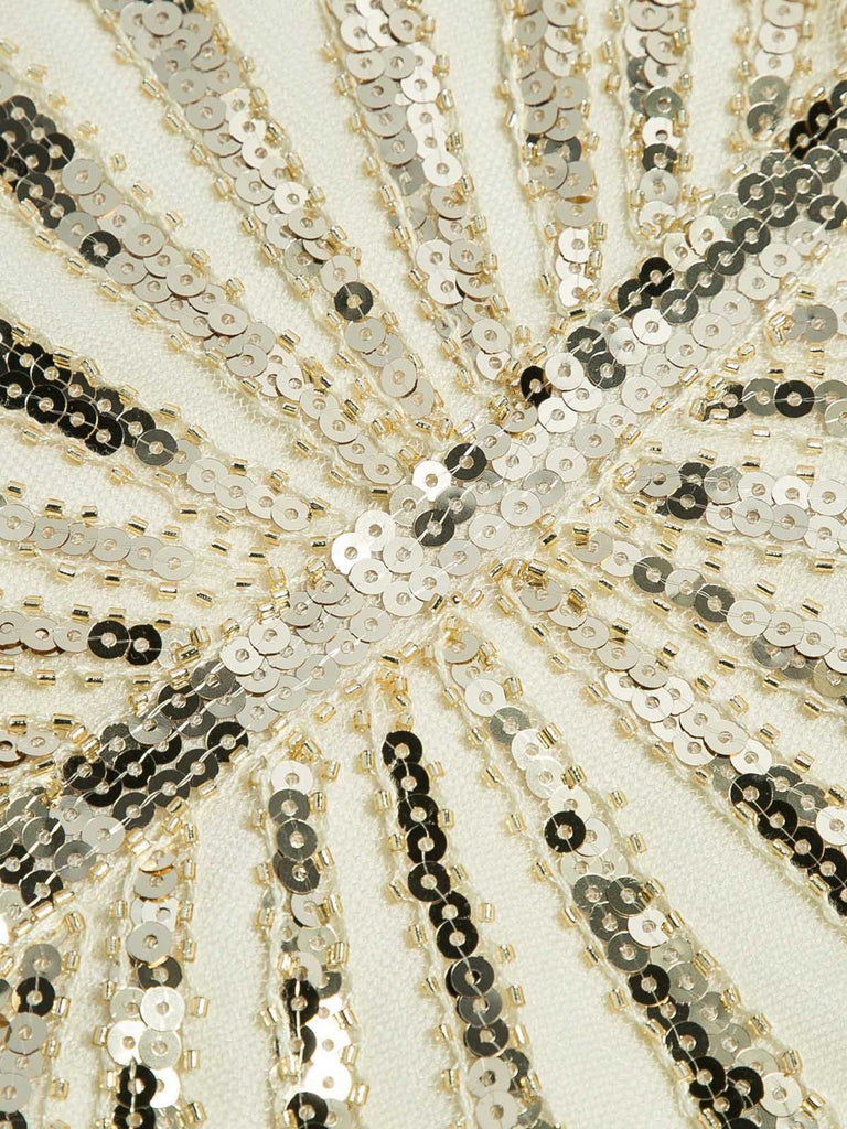 1920s Sequin Art Deco Maxi Dress — the kind of 1920s dress that makes strangers smile
