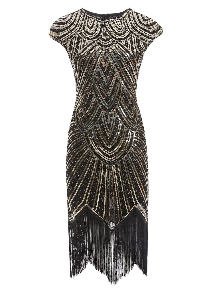 1920s Sequin Beaded Fringed Dress 1920s Sequin Beaded Fringed Dress