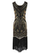 1920s Sequined Fringe Flapper Dress: timeless style reimagined