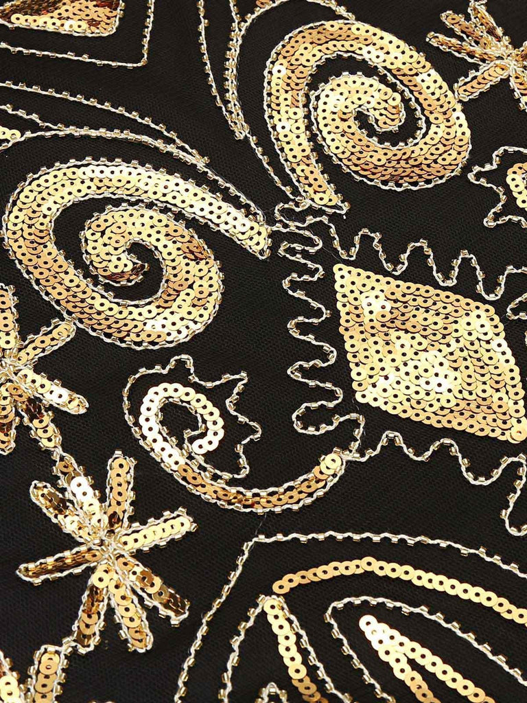 1920s Sequined Fringe Flapper Dress: timeless style reimagined