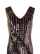 1920s Sequined Tassels Flapper Dress, classic 1920s style elegant retro fashion - Image 14
