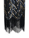1920s Sequined Tassels Flapper Dress, classic 1920s style elegant retro fashion - Image 5