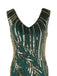 1920s Sequined Tassels Flapper Dress, classic 1920s style elegant retro fashion - Image 9