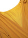 View 6: 1930s 1930s Ruffle Lace-up Fishtail Dress,