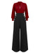 1930s Solid Blouse & Suspender Pants: timeless style reimagined