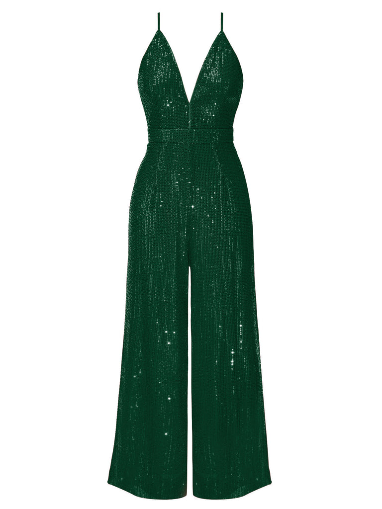 1930s Solid Shiny Slip Vintage Jumpsuit: timeless style reimagined