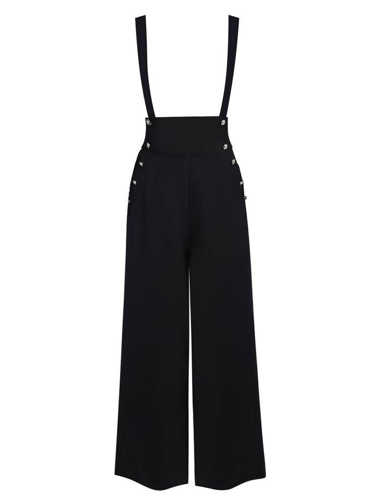 1930s Solid Suspender Pants: timeless style reimagined