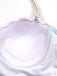 1940s Gradient Pink Shell Pearl Bikini Set - vintage fashion, retro style
