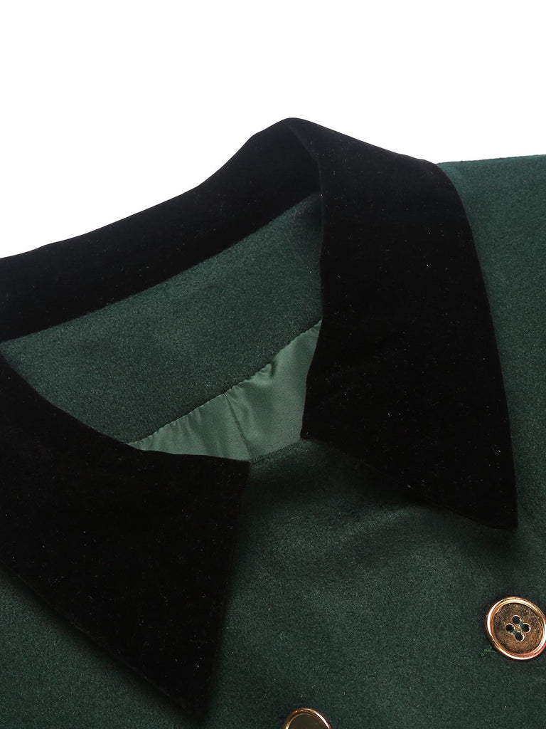 1940s Solid Button Coat | 1940s | vintage outerwear, retro jacket