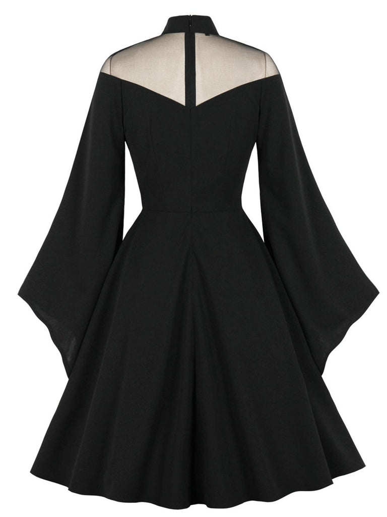 1950s Angel Sleeve Solid Swing Dress — vintage elegance for the modern woman