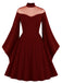 1950s Angel Sleeve Solid Swing Dress: timeless style reimagined