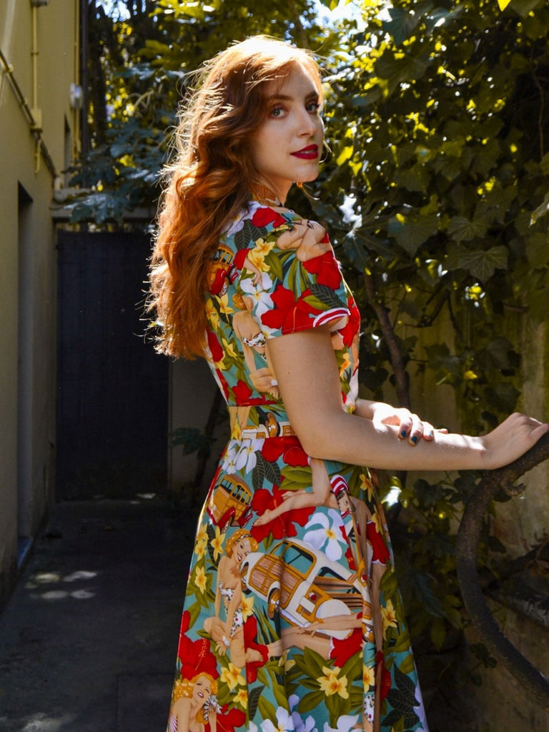 1950s Bikini Girls Swing Dress: timeless style reimagined
